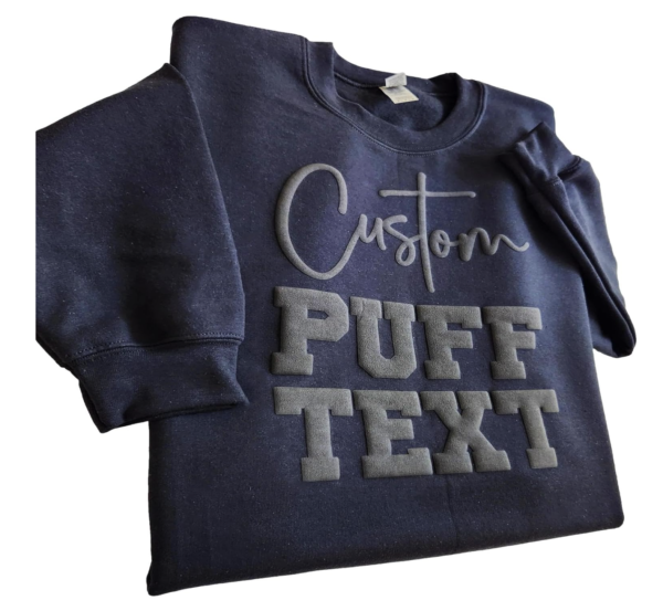 Custom Puff Print school Mascot Shirt Team Name sweatshirt